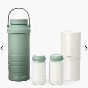 Momcozy Green Insulated Bottle